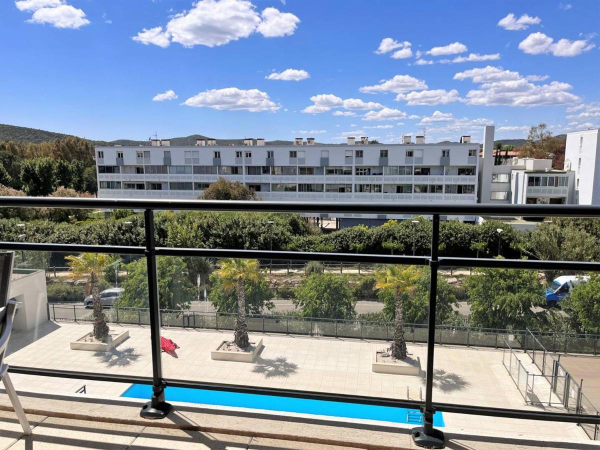 Charmant T2 Climatise Avec Grande Terrasse, Piscine Et Parking Privatif, Proche Plage Et Commerces. - Fr-1-251-441 Ле-Лаванду Экстерьер фото